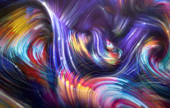 Picture line, pattern, paint, fractal