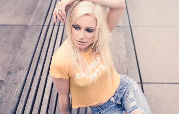 Picture summer, girl, face, hair