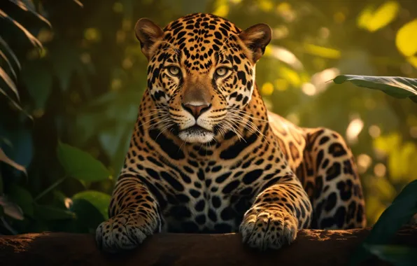 Look, face, Jaguar, AI art, neural network