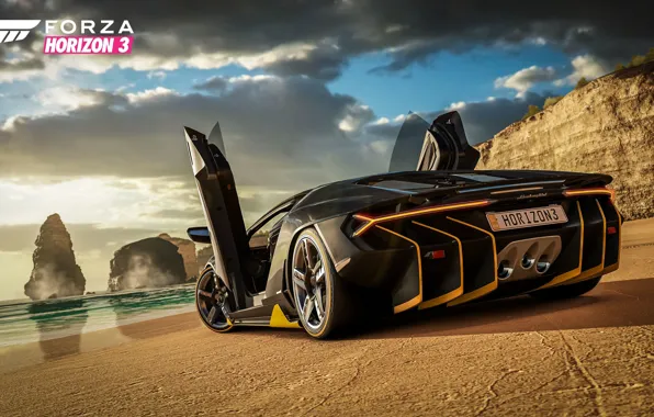 Wallpaper lamborghini, centennial, Forza horizon 3 images for desktop,  section игры - download