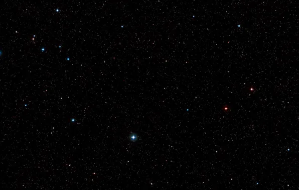 Digitized Sky Survey 2, Constellation Aquarius, Wide-field view, LAB1, Lyman-alpha blob