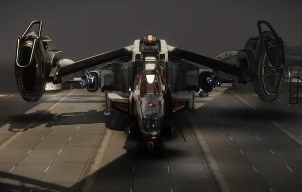 Art, Saimon Ma, TNGS Gunship