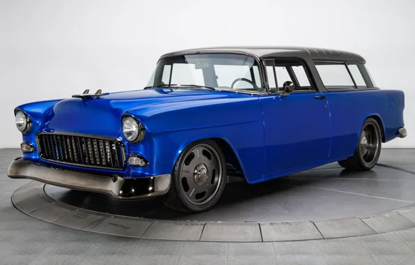 Picture wallpaper, classic cars, 1955 Chevrolet Nomad