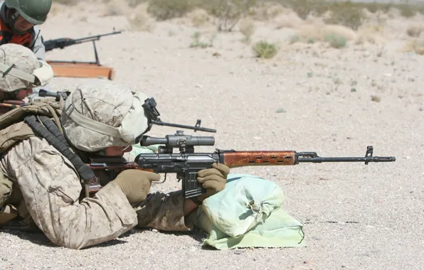 Shooting, SVD, American marine