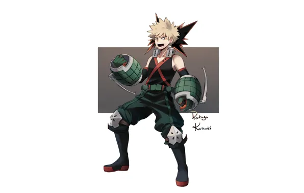 My Hero Academia, Boku No Hero Academy, Bakugou Katsuki, My Hero Academy, Bakuga Katsuki