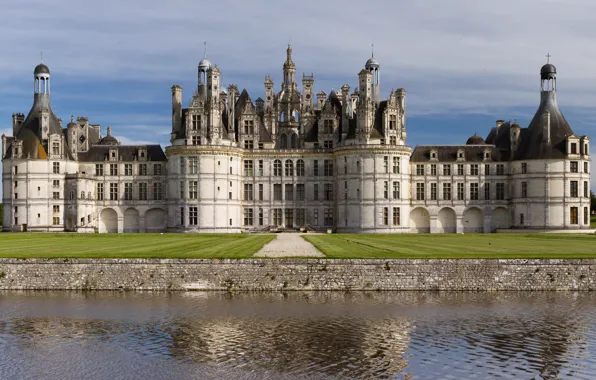 France, Castle, Loire, François the 1st, Chambord