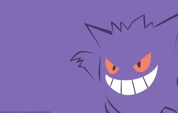Purple, eyes, smile, mouth, eyes, smile, poison, pokemon