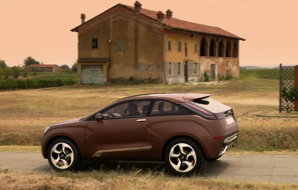 Concept, the concept, X-Ray, brown, Lada, Lada, crossover, XRay