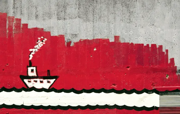 Wall, figure, texture