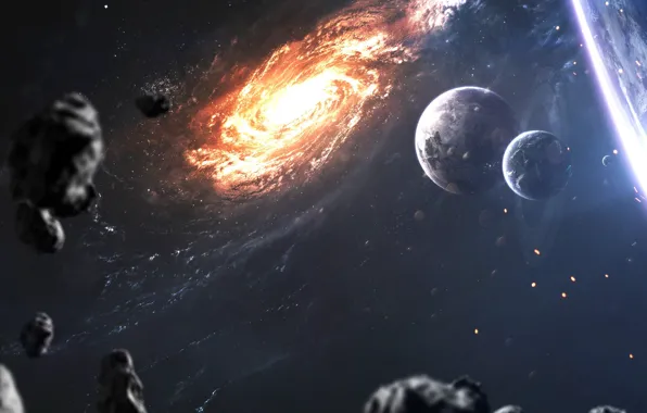 Planet, Space, Light, Planet, Light, Planets, Art, Space