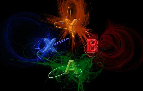 Abstraction, letters, Xbox