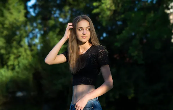 Face, background, model, cutie, Katrin