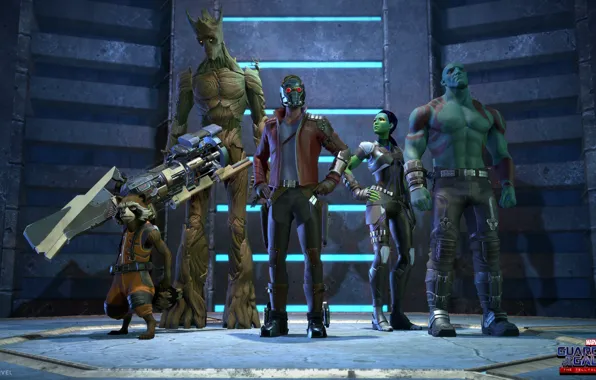 Gun, game, weapon, Marvel, mask, Guardians of the Galaxy, Rocket Raccoon, Marvel's Guardians Of The …
