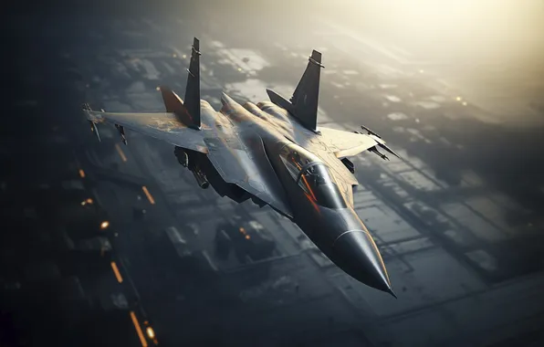 The plane, Fighter, The rise, Digital art, AI art, The Art of Artificial Intelligence, Neural …