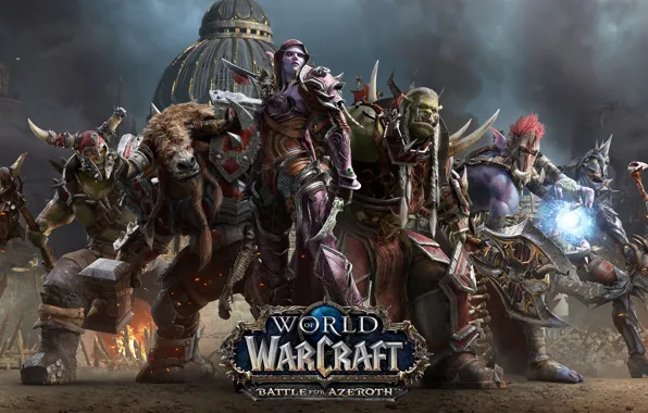 World Of Warcraft, Horde, Silvanas Windrunner, The battle for Azeroth