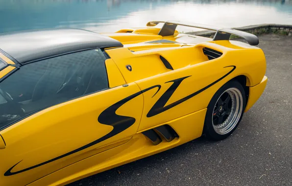 Lamborghini, close-up, Diablo, 1998, Lamborghini Diablo SV Roadster