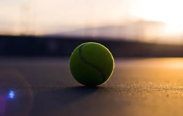 Macro, light, sport, balls, the ball, ball, tennis
