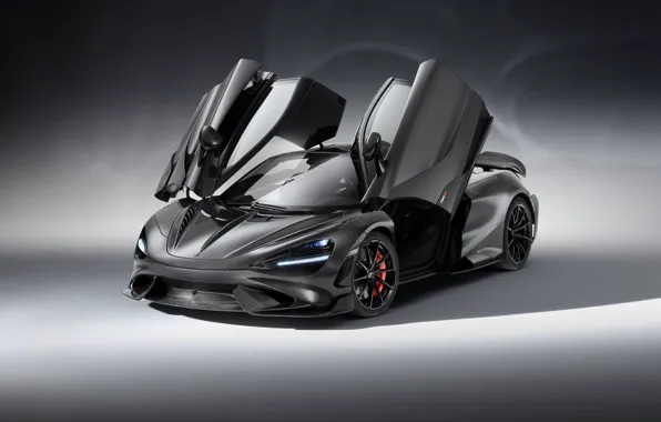Coupe, McLaren, sports car, Longtail, 765 LT, raised doors, the extreme
