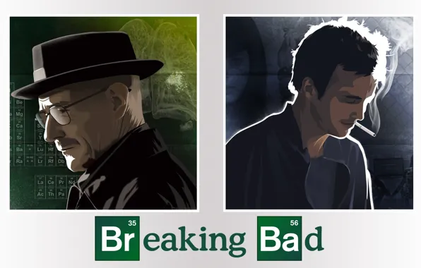The series, actors, characters, Breaking Bad, breaking bad, Bryan Cranston, Walter White, Jesse Pinkman
