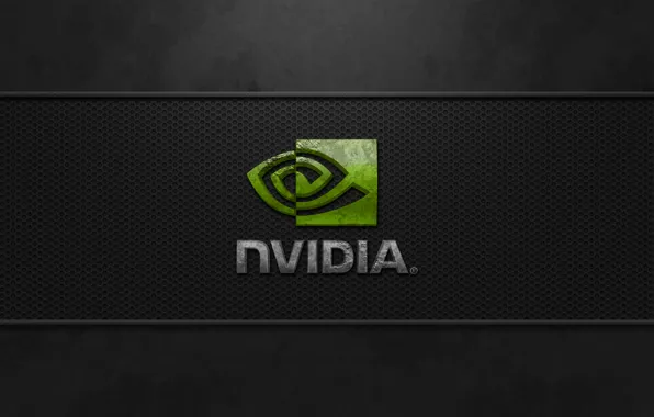 Picture dark, nvidia, logo, Cool corrosion, best image quality