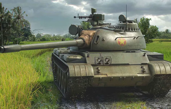 Tank, USSR, Vietnam, average, Antonis Karidis, the Vietnam war, Soviet T-54B Battle Tank