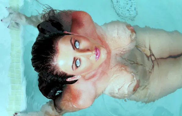 Girl, tan, pool, Tits, sexy, wet, pool, boobs