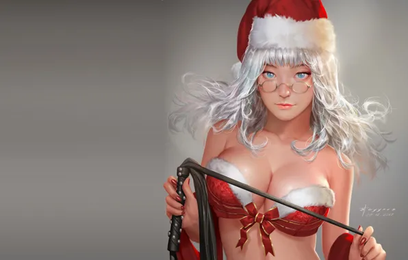 Anime, art, maiden, St. Cygnus, Mercy Christmas