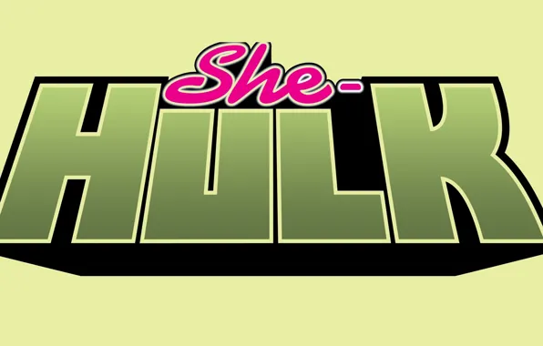 Green, Logo, MARVEL, She-Hulk, She-hulk