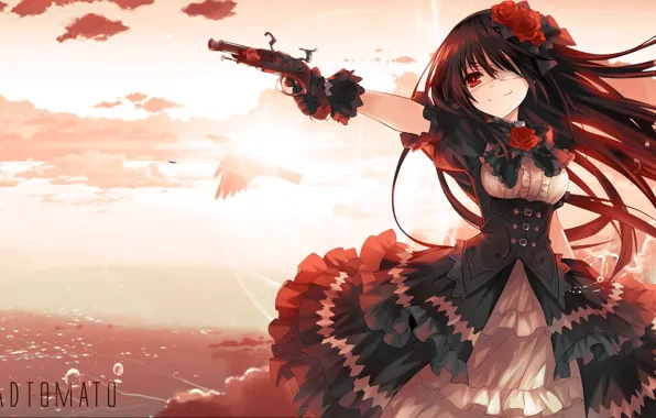 Girl, anime, art, Date a Live