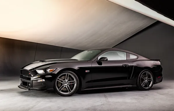 Black, Ford, Mustang, Ford, Black, Roush, 2015, Stage 3