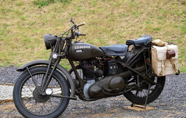 Motorcycle, Ariel, British, WW2, W/NG