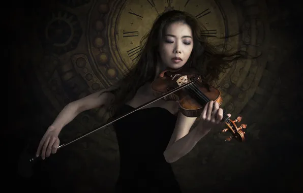 Picture music, violin, Sayaka Kinoshiro