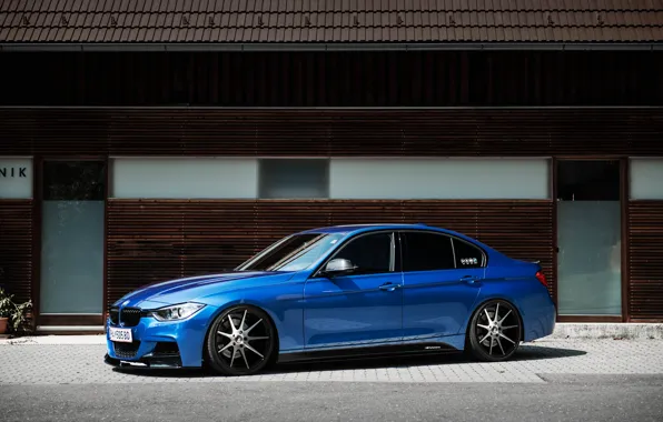BMW, Blue, BMW, Drives, Tuning, F30