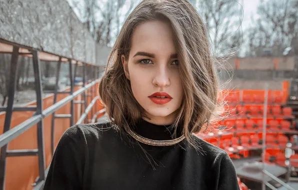 Look, girl, portrait