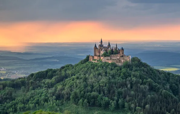 Picture Germany, mountains, castle