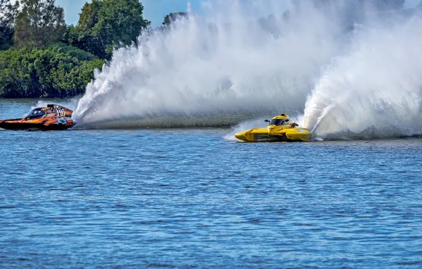 Speed, boats, race