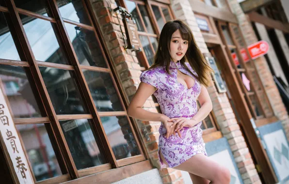 Look, pose, dress, Asian