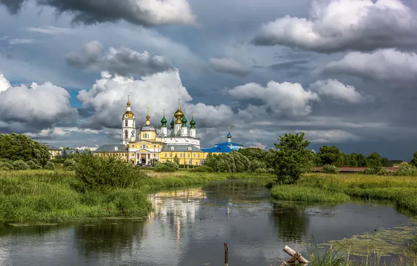 Picture river, spirituality, Nikolo-Shartomsky monastery