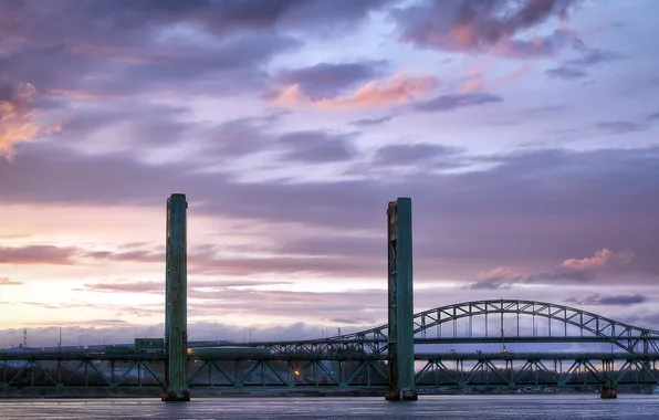 Picture landscape, bridge, United States, Maine, Kittery