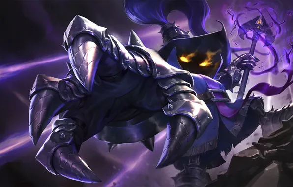 MAG, League of Legends, League Of Legends, Veigar, glowing eyes