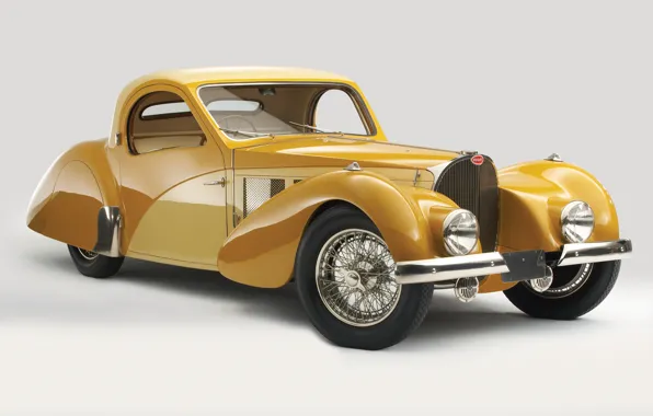 Picture retro, Bugatti, 1937, Atalante, Bugatti Type 57s