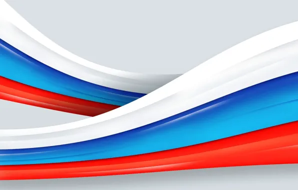 Picture background, flag, tape, Russia