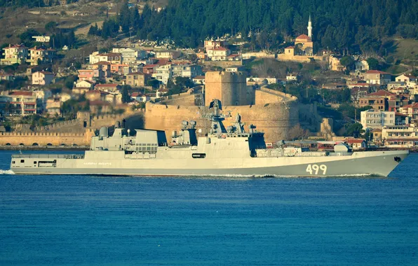 Frigate, project 11356, Admiral Makarov, the Straits