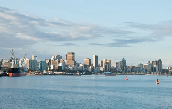 The city, port, Durban