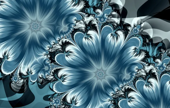 Picture flowers, abstraction, art, abstraktsiya