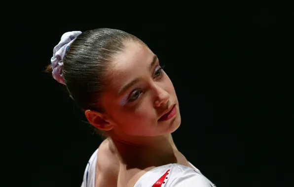 Picture girl, face, background, beauty, athlete, gymnast, London 2012, London 2012