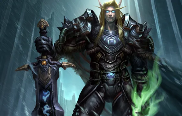 Picture armor, wow, world of warcraft, blood elf, blood elf, death knight, dead knight