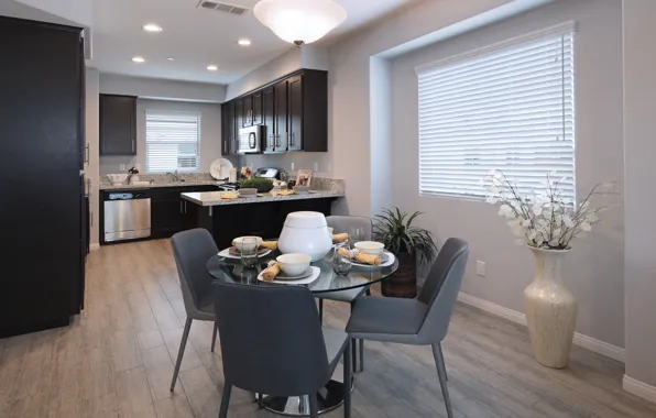 Picture flowers, design, table, interior, chair, kitchen, design, interior
