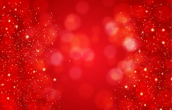 Lights, holiday, texture, sequins, Christmas, New year, red background, bokeh
