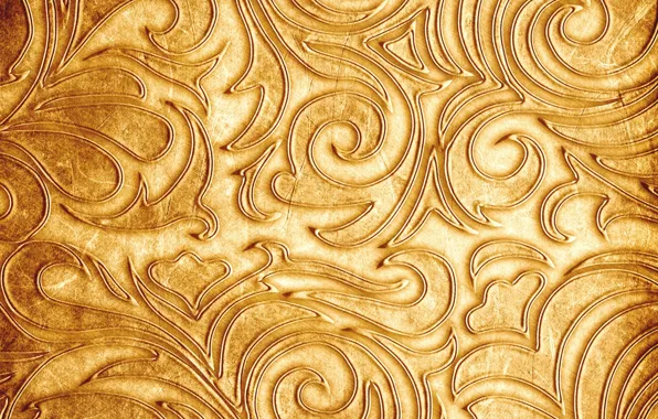Picture pattern, texture, twigs, Golden color